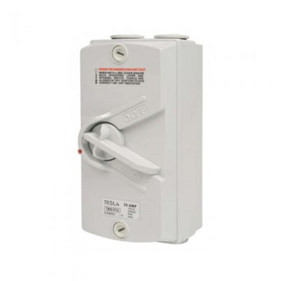 1-Pole, 32Amp IP56 Weather Proof Isolator Switch