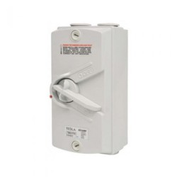 1-Pole, 63Amp IP56 Weather Proof Isolator Switch