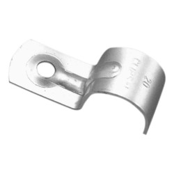 Clipsal Fixing Accessories, 20mm Zinc Plated Metal Half Saddle