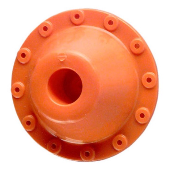 Clipsal Solid Fittings - PVC, Conduit Locating Flanges, 20mm, Electric Orange