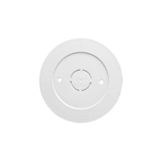 Clipsal Cover Flange100mm,  White Electric