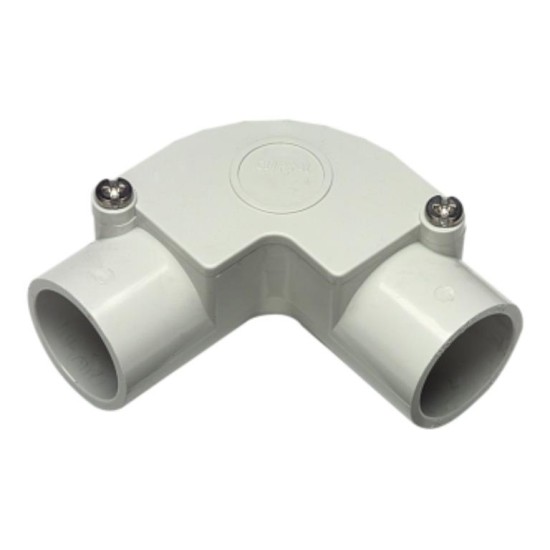 Clipsal Inspection Fittings - PVC, Inspection Elbows, 25mm Grey