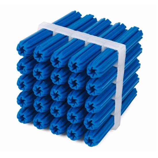 8 x 35mm Blue Wall Plugs (Frame of 25)