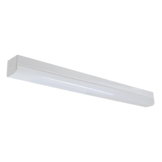 LED narrow diffused batten with selectable CCT and Dual Power 40W