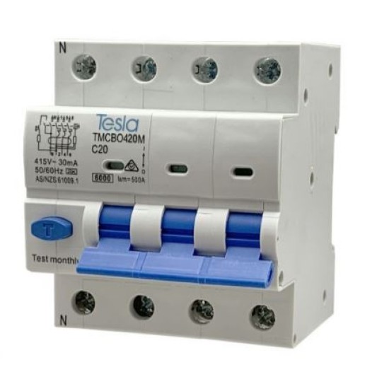 Tesla RCD 4 Pole 40amp