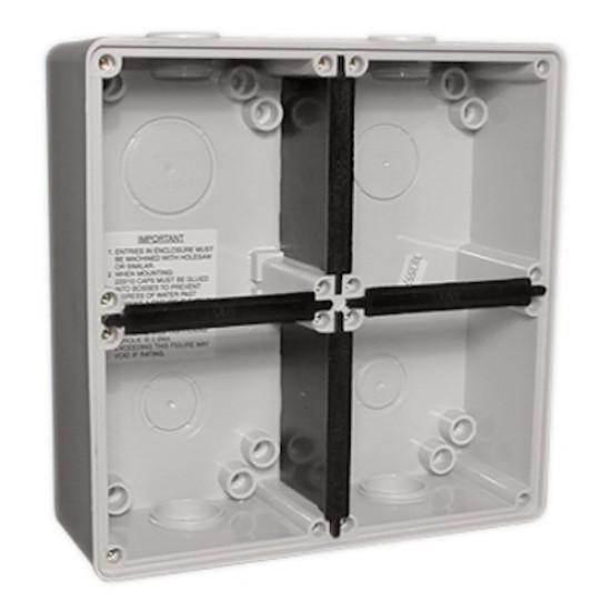 Clipsal - 56 Series, Mounting Enclosure, 4 Gang, Grey