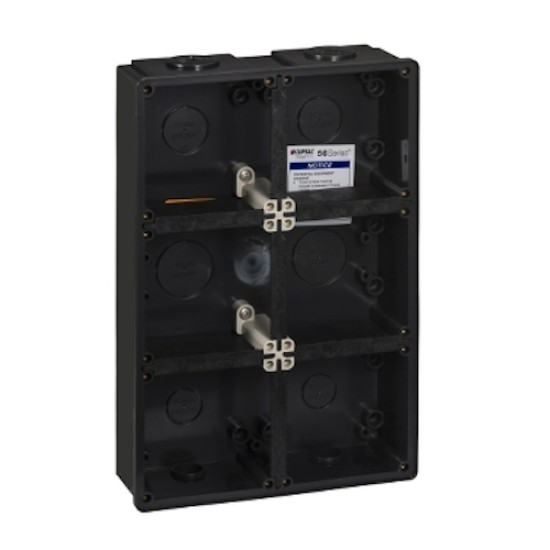 Clipsal - 56 Series, Mounting Enclosure, 6 Gang, Woolworths Grey