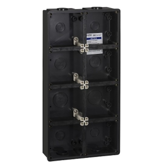 Clipsal - 56 Series, Mounting Enclosure, 8 Gang, Woolworths Grey