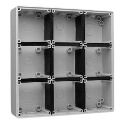 Clipsal - 56 Series, Mounting Enclosure, 9 Gang, Grey