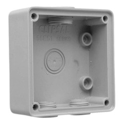 Clipsal - 56 Series, Mounting Back Box, Shallow, 1 Gang, Grey