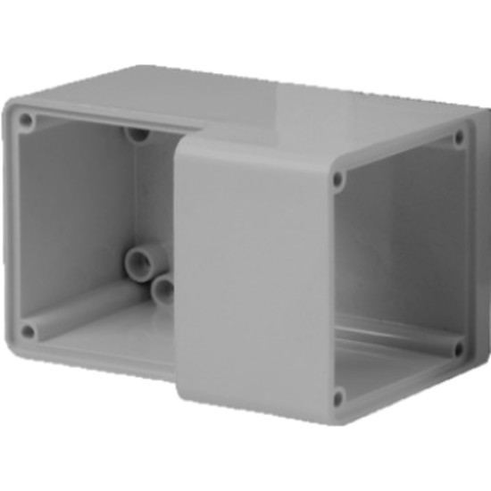 Clipsal - 56 Series, Mounting Back Box, 2 Gang, Vertical Socket Mounting, Grey