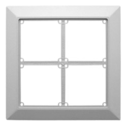 Clipsal - 56 Series Flush Surround 4 Gang, Grey