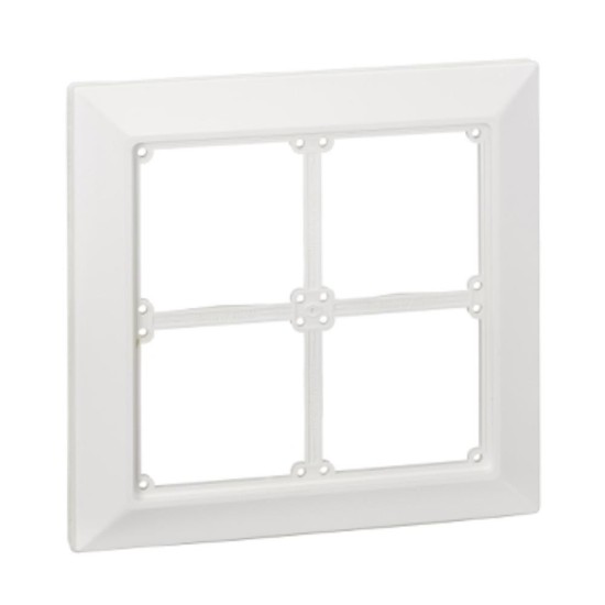 Clipsal - 56 Series Flush Surround 4 Gang, Resistant White Electric