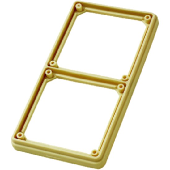 Clipsal - 56 Series, High Pressure Water Gasket, Two Piece, 2 Gang Cover, Cream