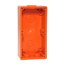 Clipsal - 56 Series, Junction Box - IP66, 2 Gang, Resistant Orange