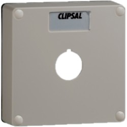 Clipsal - 56 Series, Lid, 1 Gang with 1 X 22mm Diameter Aperture, Chemical Grey