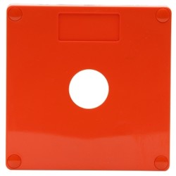 Clipsal - 56 Series, Lid, 1 Gang with 1 X 22mm Diameter Aperture, Resistant Orange