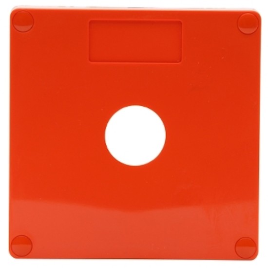 Clipsal - 56 Series, Lid, 1 Gang with 1 X 22mm Diameter Aperture, Resistant Orange