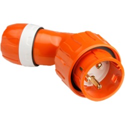 Clipsal - 56 Series,  Straight Plugs - IP66, 250V 32A - 3 Round Pins, Eectric Orange