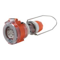 Clipsal - 56 SeriesPendant OutletIP66, 500V 20A - 5 Round Pins, Electric Orange