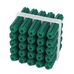 6.5mm x 25mm Green Wall Plugs (Frame of 25pcs)