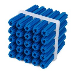 8mm x 50mm Blue Wall Plugs Frame Pack of 25pcs