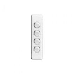 Architrave Four Gang Switch Tesla