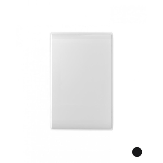 Snow Leopard - Blank Plate & Cover, White Cover, White Grid