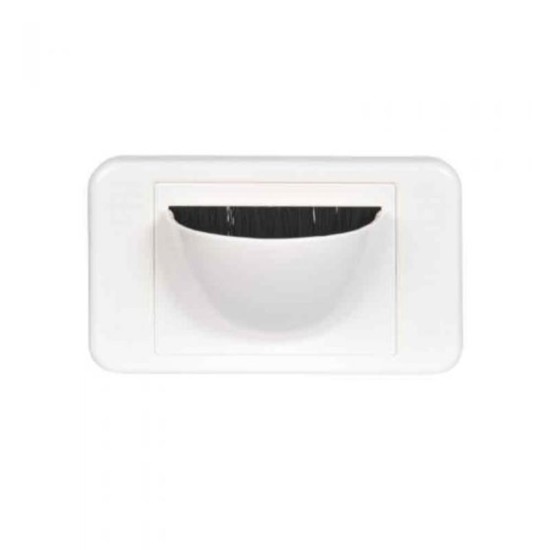 Tesla Bullnose Wall Plate - White