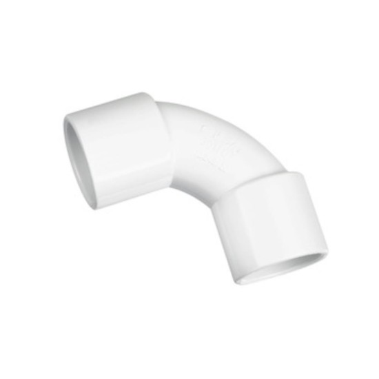 Clipsal - Solid Elbow PVC, 20mm White Electric