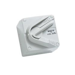 Weathershield, Surface Switch, 1 Gang, 1 Pole, 250VAC, 10A, Hoseproof, M80 Rating