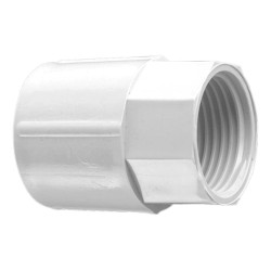 Clipsal Solid Fittings - PVC, Plain to Screwed Couplings - Junction Box Entries, 20mm, Grey