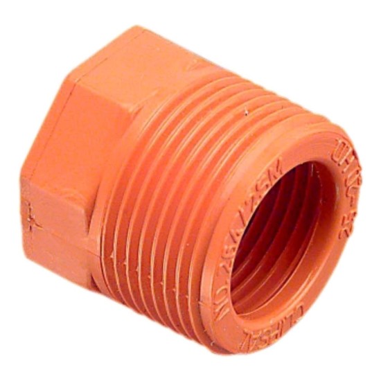 Clipsal Screwed ReducerPVC, 25mm - 20mm, Electric Orange