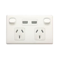 Tesla GPO2 USB Outlet 2 X 2.1a