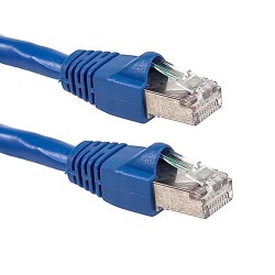 Cat6a Patch Lead Blue 0.5m