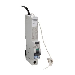 NHP DIN-T Residual Current Device Long Body w/ Overcurrent 10kA 20A 1Pole and N C Curve 10mA Type A