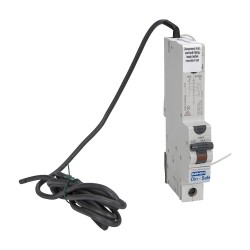 NHP DIN-T Residual Current Device Long Body w/ Overcurrent 6kA 16A 1Pole and N C Curve 30mA Type A