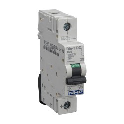 NHP DIN-T Miniature Circuit Breaker DC 6kA 1Pole 63A C Curve