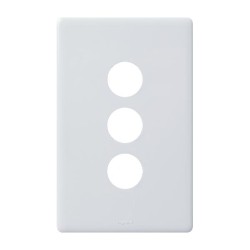 Legrand 3-Gang Grid Coverplate