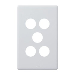 Legrand 5-Gang Grid Coverplate