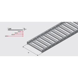 FA11640 Ezytray 300mm G/bond 3 Mtr