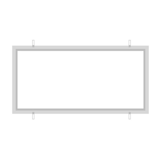 Frame Plaster 40mm Wide Flange 600*620*00mm To Suit 595*595mm Panel