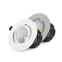 HANECO LED 15W ADJUSTABLE D/L  BEAM 3K WHITE 90MM C/O