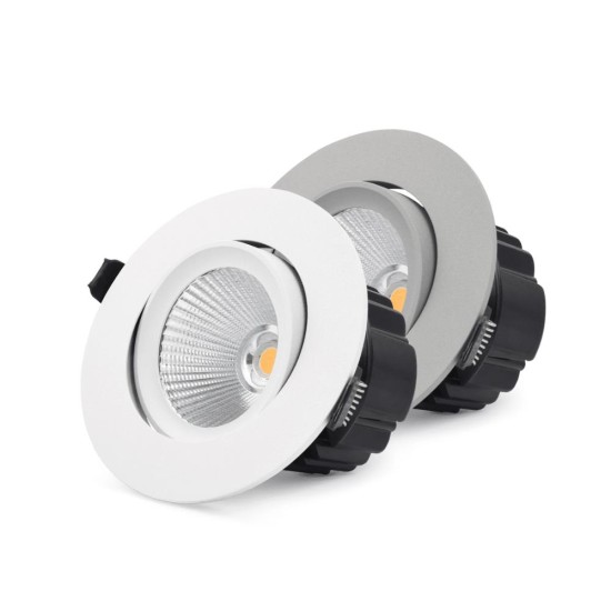 HANECO LED 15W ADJUSTABLE D/L  BEAM 3K WHITE 90MM C/O