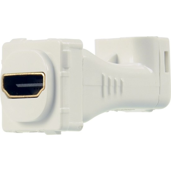 Digitek HDMI Female to HDMI Female Right Angle Insert - White