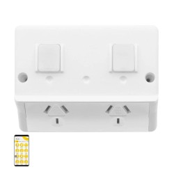 Ikuü Smart WiFi IP54 Double Power Point