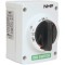 ISO140PG  Iso Enclosed Switch 3P 40A Grey Poly Black Handle