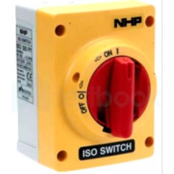 ISO325PY  Iso Enclosed Switch 3P 25A Yel Poly R/Y Handle