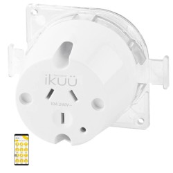 Ikuü smart zigbee plug base clear rear