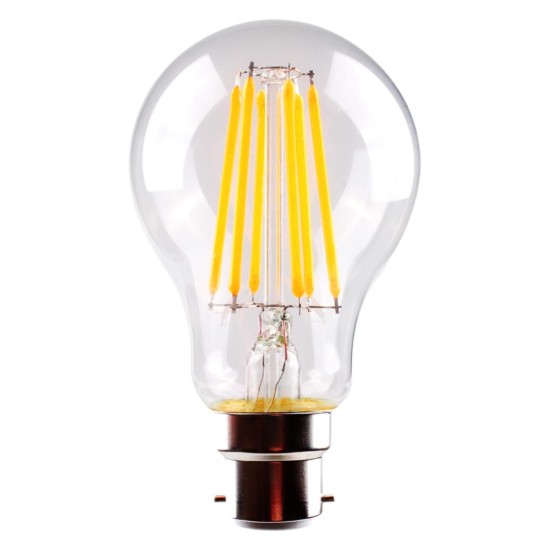 8 watt dimmable LED filament GLS style lamps